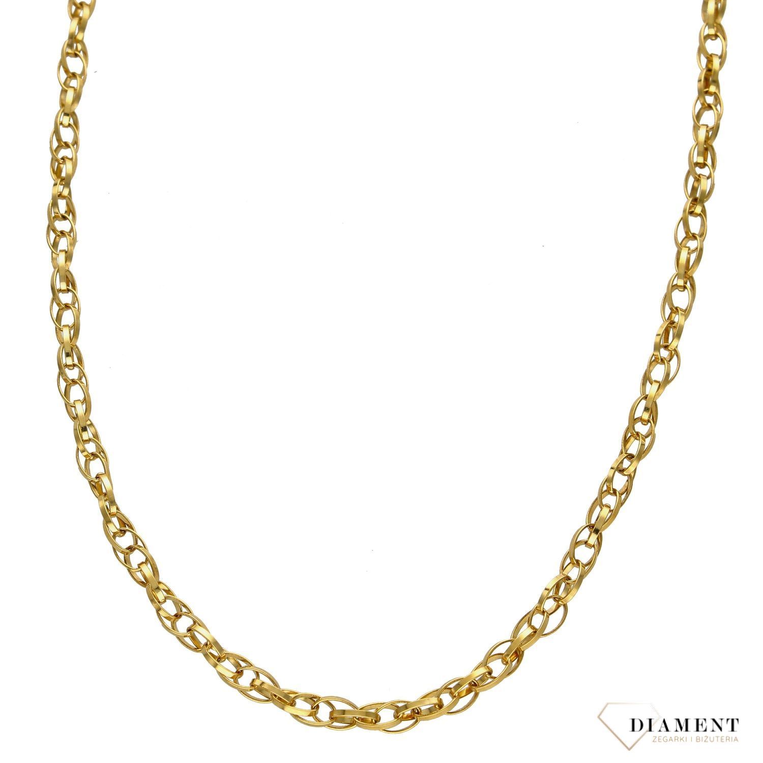 Złoty łańcuszek 585 o szerokości 3,5 mm DIA-LAN-1251-585 3,5mm.jpg